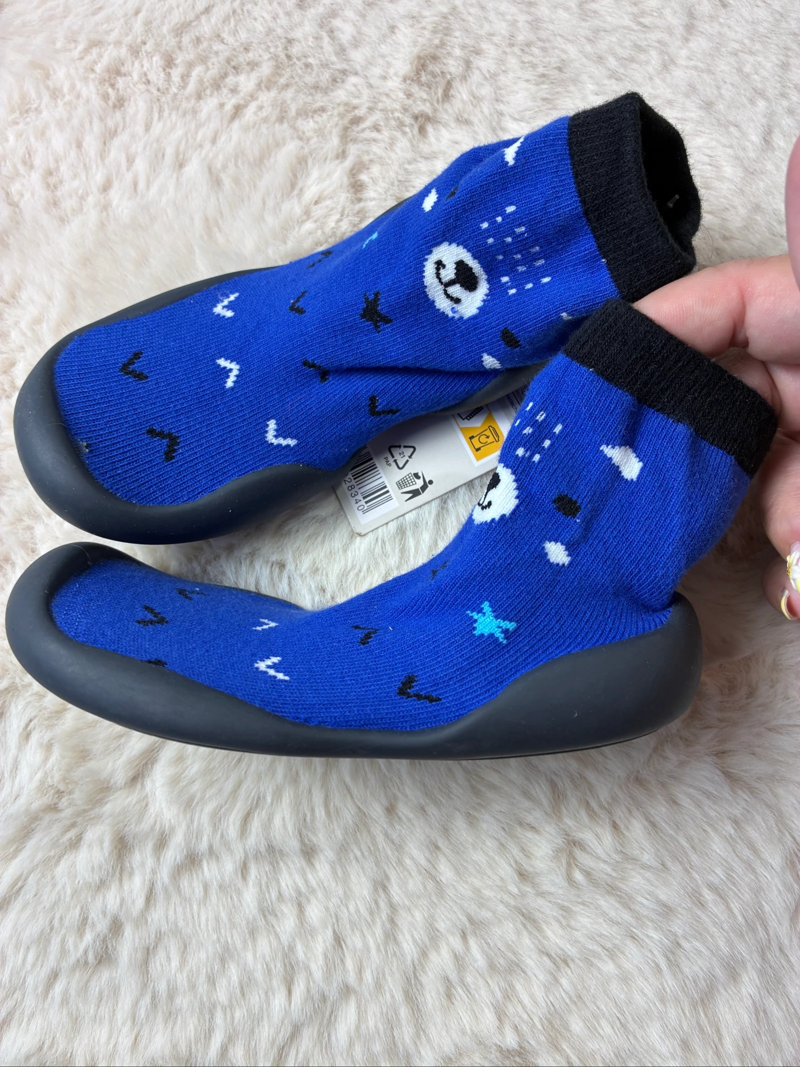Slippers / Zachte parkschoenen blauw - Beerpatroon (Maat 24/25) – photo 2